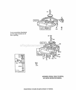 Page A¢ Diagram and Parts List for 092982-3173-03  Briggs and Stratton Engine